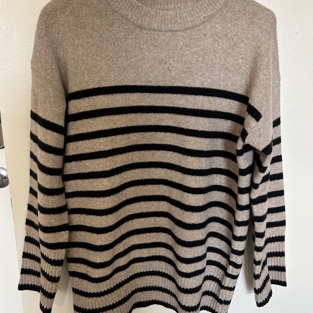 A New Day Tan Knit Sweater